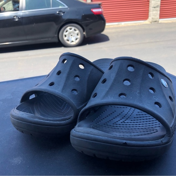 Crocs 12173 made tough last long Unisex's Gray  Rubber Sandals SizeM7,L9 - Picture 4 of 10